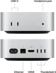 2024 Mac mini Desktop Computer with M4 chip with 10βcore CPU and 10βcore GPU: Built for Apple Intelligence, 16GB Unified Memory, 512GB SSD Storage with AppleCare+ (3 Years)