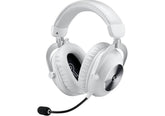 Logitech PRO X 2 LIGHTSPEED Wireless Gaming Headset – 50mm Graphene Drivers, Blue VO!CE Mic, LIGHTSPEED + Bluetooth, 50h Battery, Memory Foam Comfort, White