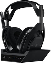 Logitech G Astro A50 X Multi-Platform Wireless Gaming Headset + Base Station for PS5/Xbox/PC: PLAYSYNC Video & Audio Switcher, HDMI 2.1 4K 120Hz VRR, <24bit/48kHz, 24hr Battery, 2.4GHz & BT - Black