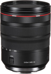 Canon RF 24-105mm f/4L is USM Lens (2963C002) + Filter Kit + Cap Keeper + Cleaning Kit + More