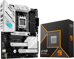 AMD Ryzen 9 9900X AM5 CPU Processor Bundle with ASUS ROG Strix B650-A Gaming WiFi 6E AM5 Ryzen 7000 Gaming Motherboard