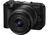 Canon EOS R50 V Mirrorless Camera with RF-S14-30mm F4-6.3 is STM PZ Lens, APS-C Sensor, 24.2 Megapixels, Ultra-Wide Zoom, Fast Autofocus, Vlogging and Live Streaming Kit for Content Creators, Black