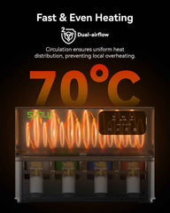 AMS Heater, Compatible with Bambu lab AMS Gen 1 β Enables Simultaneous Printing & Drying, Easy Installation, Fast Heating to 70Β°C, 4-Spool Capacity Filament Dryer