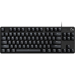Logitech G413 TKL SE Mechanical Gaming Keyboard - Compact Backlit Keyboard with Tactile Mechanical Switches, Anti-Ghosting, Compatible with Windows, macOS - Black Aluminum(عربي) | G413 SE |
