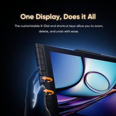 XPPen Artist 16 3rd Drawing Tablet with Screen, 15.4"Pen Display with 16K Pressure Stylus, Anti-Glare Etched Glass, 2 Scroll Wheels & 8 Hotkeys, Include Foldable Stand, Compatible with Mac/Win/Android
