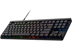 Logitech G515 TKL Wired Gaming Keyboard – Low‑Profile GL Switches, Tenkeyless Design, LIGHTSYNC RGB, KEYCONTROL Customization, PBT Keycaps, Black