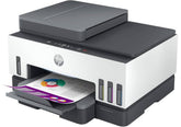 HP Smart Tank 790 All-in-One Printer wireless, Print, Scan, Copy, Fax, Auto Duplex Printing, Document Feeder, Print up to 18000 black or 8000 color pages, White/Grey