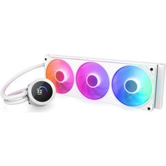 NZXT Kraken Plus 360 RGB (White) LCD Display All-In-One 360mm Liquid CPU Cooler w/ Enhanced Cold Plate, RPM, Static Pressure F360 RGB Core Single Frame Fan | RL-KR360-W2 (White) |
