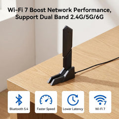 WiFi 6E 7 Antenna Tri-Band 2.4 5 6 GHz Magnetic Replacement Antennas for ASUS ROG Strix X870E-E Gaming,TUF Gaming X870-PLUSοΌROG Crosshair X870E Hero,Prime X870-P Motherboard for PC Desktop Computer