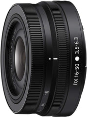 NIKKOR Z DX 16-50mm VR (Black) | Compact mid-range zoom lens with image stabilization for APS-C size/DX format Z series mirrorless cameras | Nikon USA Model