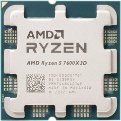RYZEN 5 7600X3D Raphael AM5 4.1GHZ 6-CORE Boxed Processor - HEATSINK NOT Included