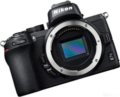 Nikon Z50 DX-Format Mirrorless Camera Body with NIKKOR Z DX 16-50mm f/3.5-6.3 VR Lens - 1633B