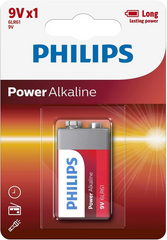 Philips Powerlife 6LR61 9V Alkaline Battery