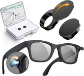 2 Pcs 180° Rotating Privacy LED Light Blocking Cover for Ray-Ban Meta Wayfarer/Skyler/Headliner (Gen 2) & Oakley Meta HSTN Smart Glasses Accessories, Reusable Blackout Webcam Covers
