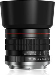 85mm Lens for Canon RF 85mm f1.8 Portrait Lens Manual Focus(MF) for Canon EOS R/Ra/RP/R3/R5/R5 C/R6/R6 Mark II /R7/R8/R10/R50/R100 Mirrorless Camera (for Canon R Series)