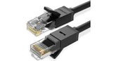 UGREEN Cat 6 U/UTP Ethernet LAN Cable (3m) – 1000Mbps Gigabit Speed | Gold-Plated | Black | 20161