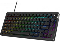 HyperX Alloy Rise 75 – Hot-Swappable 75% Mechanical Gaming Keyboard, PC, Ambient Light Sensor, Gasket Mounted, Linear Switches
