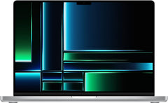 2023 MacBook Pro Laptop with Apple M2 Pro chip with 12βcore CPU and 19βcore GPU: 16.2-inch Liquid Retina XDR Display, 16GB Unified Memory, 512GB SSD Storage. Works with iPhone/iPad; Silver