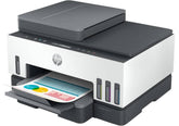 HP Smart Tank 750 All-in-One Printer Wireless, Print, Scan, Copy, Auto Duplex Printing, Auto Document Feeder, Print up to 18000 black or 8000 color pages, White/Grey