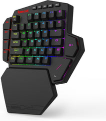 Redragon K585 HE Wired Rapid Trigger Magnetic One-Handed RGB Gaming Keypad | Silky POM Switches for Valorant FPS Precision, Zero Input Delay, 8K Polling, Dual-Module Structure, PRO Customize Software