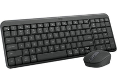 Logitech MK250 Bluetooth Wireless Mouse and Keyboard Combo: Fast & Easy Connectivity, Compact Wireless Keyboard, Ambidextrous Mouse, Durable Build - Windows/MacOS - Graphite