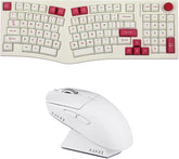 Feker Alice98 Ergonomic 98 Keys Custom Mechanical Keyboard AJAZZ AJ139 V2 MC Gaming Mouse with Charging Base