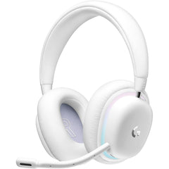 Logitech G735 Wireless (White Mist) Gaming Headset, Dual Mode (2.4GHz, Bluetooth), Dolby Atmos, Spatial Surround Sound, LIGHTSYNC RGB Lighting, Detachable Boom Mic, Compatible with PC, PC, Mac, Mobile Devices | G735 Wireless Gaming Headset |