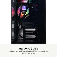 Gamer Xtreme Gaming PC, AMD Ryzen 9 9900X 4.4GHz, GeForce RTX 5070 12GB, 32GB DDR5, 1TB PCIe 4.0 SSD, WiFi Ready & Windows 11 Home (GXiVR8080A41)