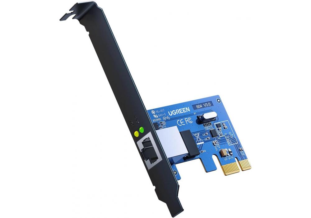 UGREEN Gigabit Ethernet PCI Express PCI-E Network Controller Card 10 100 1000Mbps RJ45 LAN Adapter Converter for Desktop PC UGREEN Gigabit Ethernet PCI Express PCI-E Network Controller Card 10 100 1000Mbps RJ45 LAN Adapter Converter for Desktop PC