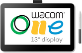 Wacom One 13 (2023) Creative Graphic Tablet 13.3" & UD Pen Tablet Compatible with All OS