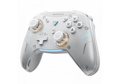 Machenike G5Pro V2 1000HZ Wireless Gaming Controller for NS/PC/iOS/Android, PC Controller With Hot-Swappable Joystick,Optical Triggers,Optical Micro Switches,RGB Backlight - White