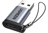 UGREEN 10Gbps USB C Female to USB Male Adapter Type C to USB A Charger Cable Converter Compatible