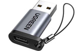 UGREEN gray 10gbps USB USB cable Female to Adapter Type Charger Converter Compatible