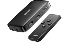 UGREEN HDMI Switch 3 in 1 Out 4K HDMI Splitter with Remote Supports HDR CEC 3D HDCP1.4 HDMI 3 Port Box Hub 4K 30Hz, Compatible with PS5 PS4 Xbox Fire Stick Roku Apple TV PC