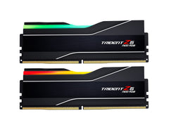 G.SKILL Trident Z5 Neo RGB Series DDR5 RAM (AMD EXPO) 32GB (2x16GB) 6400MT/s CL32-39-39-102 1.40V Desktop Computer Memory U-DIMM - Matte Black (F5-6400J3239G16GX2-TZ5NR)