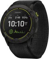 Fenix Enduro, Ultraperformance Multisport GPS Watch with Solar Charging Capabilities, Battery Life Up to 80 Hours in GPS Mode, Carbon Gray DLC Titanium with Black UltraFit Nylon Band