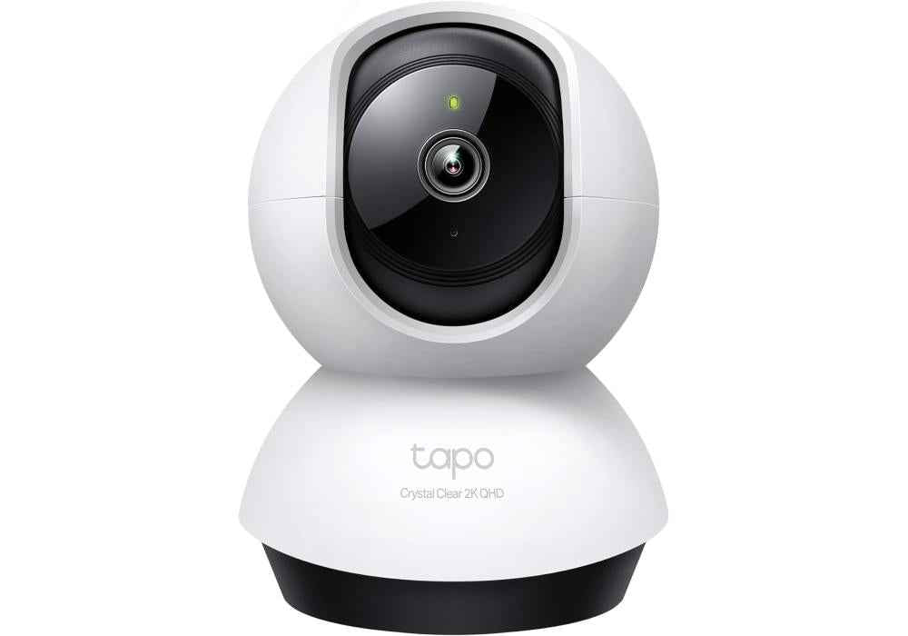 TP-Link Tapo 2K QHD Pan/Tilt Security Camera for Pet Camera, Baby Monitor, Motion Detection, Motion Tracking, 2-Way Audio, Night Vision, Cloud &SD Card Storage, Works w/Alexa & Google Home