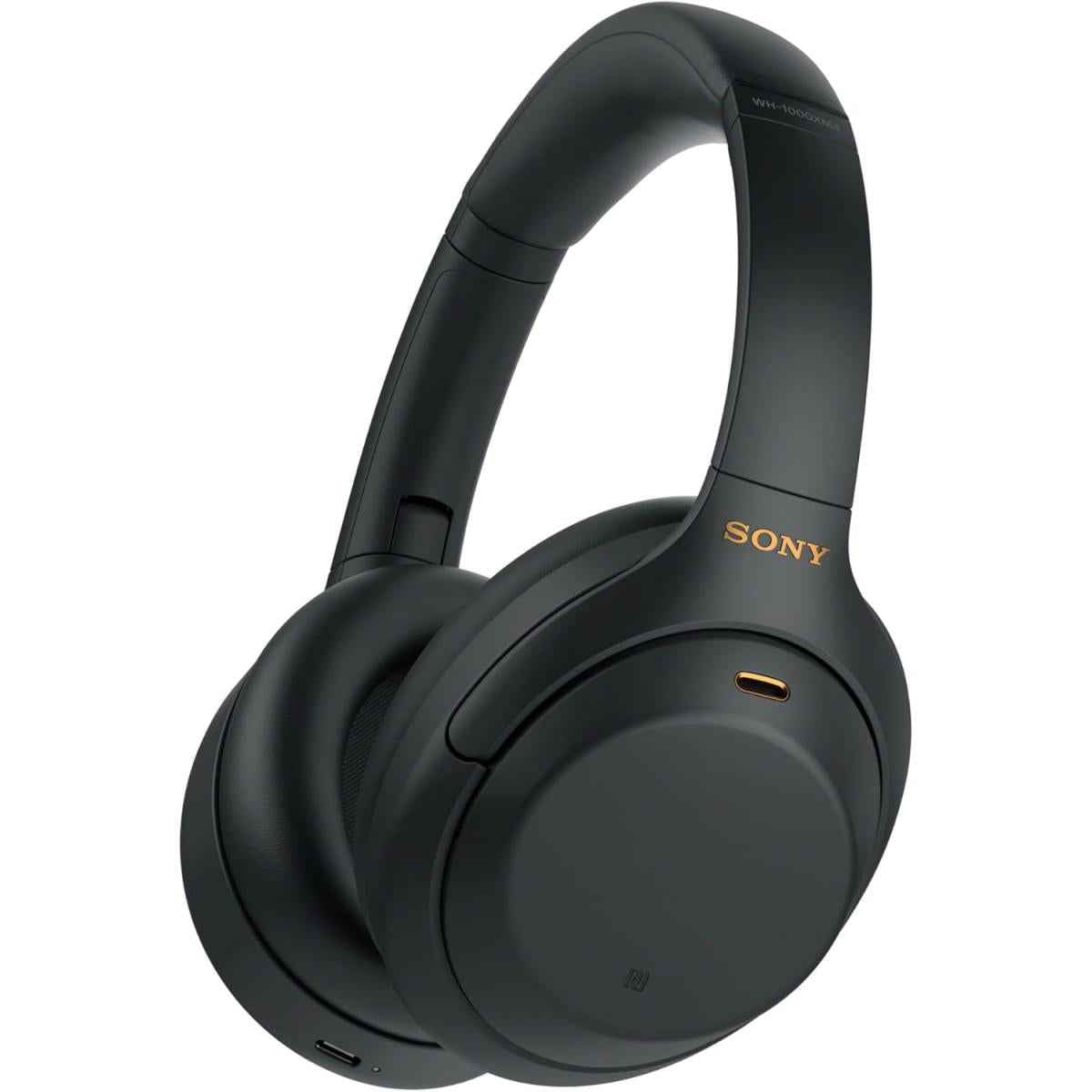 Sony WH-1000XM4 LightWeight & Comfortable Wireless Noise Canceling Headphones, HD Noise Cancelling Processor QN1, Soft Fit Synthetic Leather, With 5 Microphones, Up To 30-Hour Battery Life - Black | WH-1000XM4 |