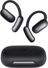 Soundcore AeroFit 2 AI Assistant Open-Ear Wireless Earbuds — Black