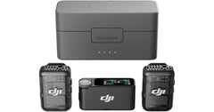 DJI Mic 2, Wireless Lavalier Microphone, Noise Cancelling, 48kHz 32-bit Float Internal Recording, 820 ft.(250m) Range, 18H Battery with Charging Case, Microphone for Camera/Phone, Vlog, Streaming
