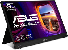 ZenScreen 15.6β 1080P Portable Monitor (MB16ACV) - Full HD, IPS, Eye Care, Flicker Free & VA24DQ 23.8β Monitor, 1080P Full HD, 75Hz, IPS, Adaptive-Sync/FreeSync, Eye Care
