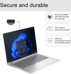 HP EliteBook 640 G11 Business AI PC Laptop (14" FHD+, Intel Core Ultra 7 155U, 32GB DDR5 RAM, 1TB SSD, 12-Core (> i7-1355U)), HP Wolf Security, 2x Thunderbolt 4, Backlit, FHD Webcam, Wi-Fi, Win 11 Pro