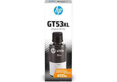 HP GT53XL 135-ml Black Original Ink Bottle (1VV21AE) | High Yield ~6,000 Pages, Pigment-based, For HP Smart Tank 500, 515, 530, 615 & Ink Tank 315, 415 Series