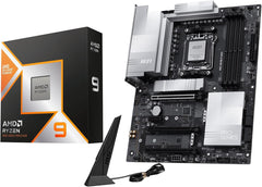AMD Ryzen 9 9950X3D CPU Processor with MSI PRO X870E-P WiFi Motherboard (ATX, AM5, DDR5, PCIe 5.0 x16, M.2 Gen5, Wi-Fi 7)