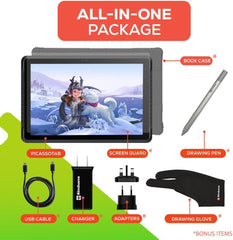 PicassoTab A10 Drawing Tablet β’ No Computer Needed β’ Stylus Pen, Pro Drawing Apps & Tutorials β’ 10" Screen, 6GB+128GB, Android 14 β’ Portable, Standalone for Digital Graphic Artist, Student β’ A10