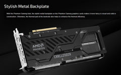 Radeon RX 9070 XT Challenger 16GB OC Graphics Card - AMD RDNA 4 Architecture, 2970 MHz Boost Clock, 16GB GDDR6, PCIe 5.0, DisplayPort 2.1a, HDMI 2.1b, Triple Fan Cooling 800W