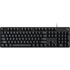 Logitech G413 SE Full-Size Mechanical Gaming Keyboard - Backlit Keyboard with Tactile Mechanical Switches, Anti-Ghosting, Compatible with Windows, macOS - Black Aluminum(عربي) | G413 |