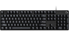 Logitech G413 SE Full-Size Mechanical Gaming Keyboard - Backlit Keyboard with Tactile Mechanical Switches, Anti-Ghosting, Compatible with Windows, macOS - Black Aluminum(عربي)