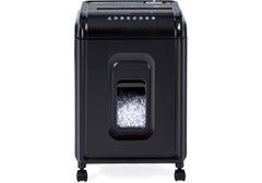 Amazon Basics 8 Sheet High Security Micro Cut Shredder with Pullout Basket, Black - CompuMe