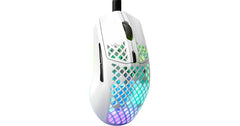 SteelSeries Aerox 3 - Wired Gaming Mouse - Ultra-lightweight Water Resistant Design - 8,500 DPI TrueMove Core Optical Sensor - Snow